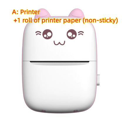 Portable Mini Bluetooth & WiFi Photo Printer - Perfect for Students & On-the-Go Printing!