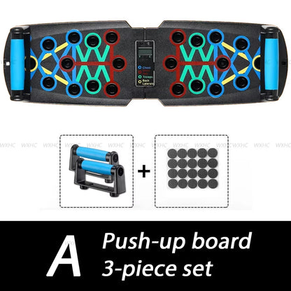 Automatic Count Push up Board Strength Train Equipment Foldable for Chest Abdomen Arms and Back Train Home Gym Equipment Fitness